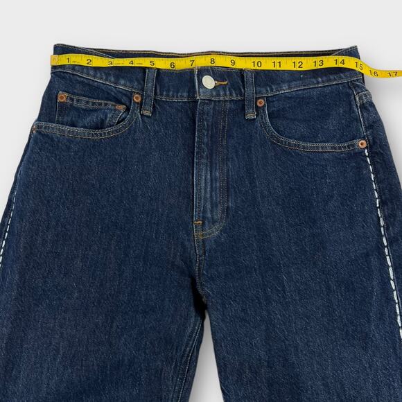 Lucky Brand Relaxed Stovepipe Jeans Floral Hand Painted Customized Size 4/27 - Picture 7 of 12